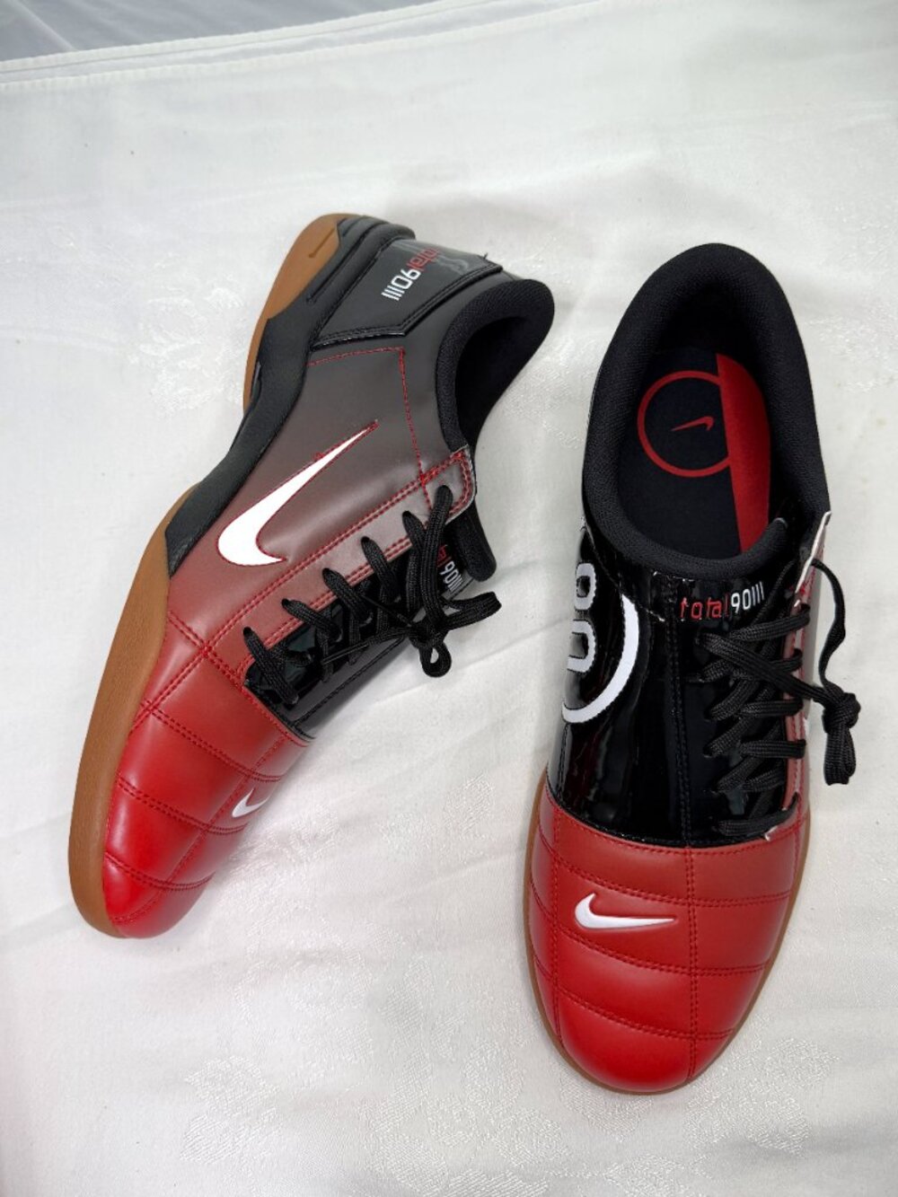 Nike Total 90 Bred Black/Red Sneakers Retro OG (IH2230-001) Men Size 12  NIB